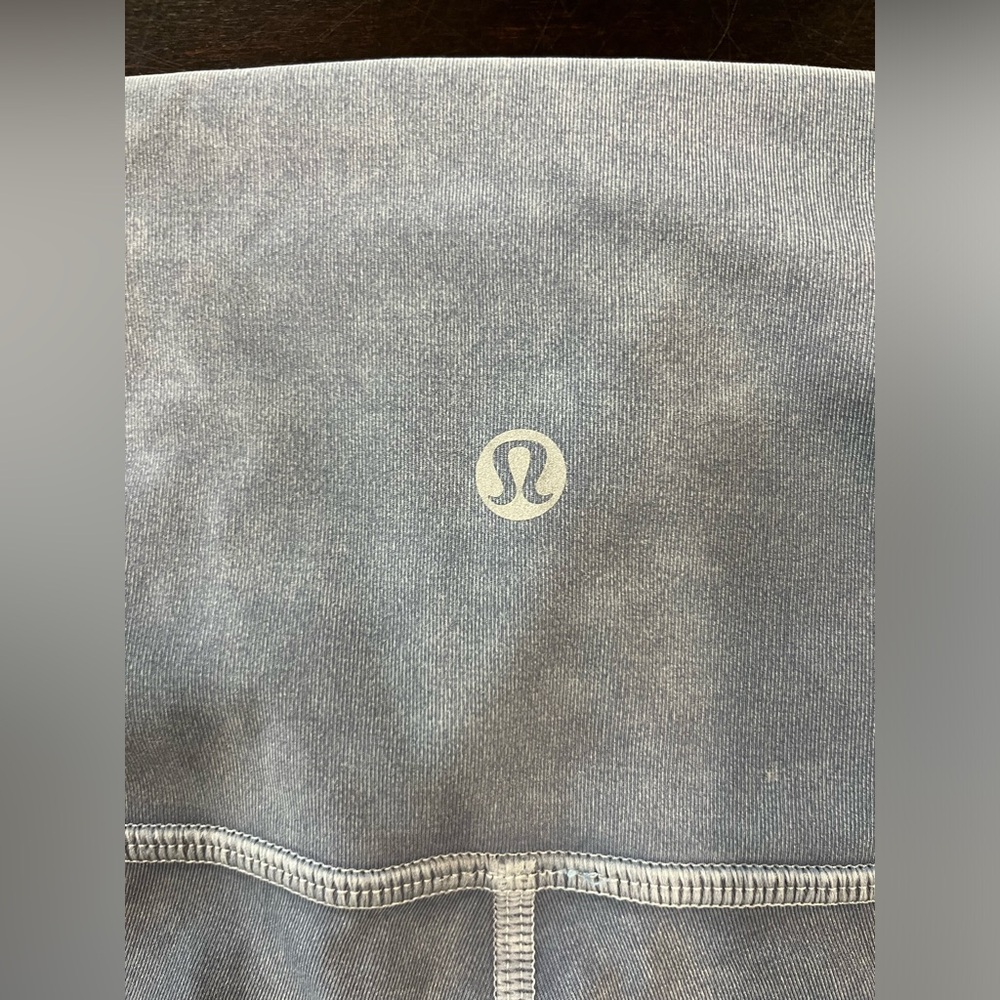 Lululemon Wonder Under High Rise Leggings In Washed Moon Blue View 5